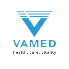 Vamed health care vitality logo